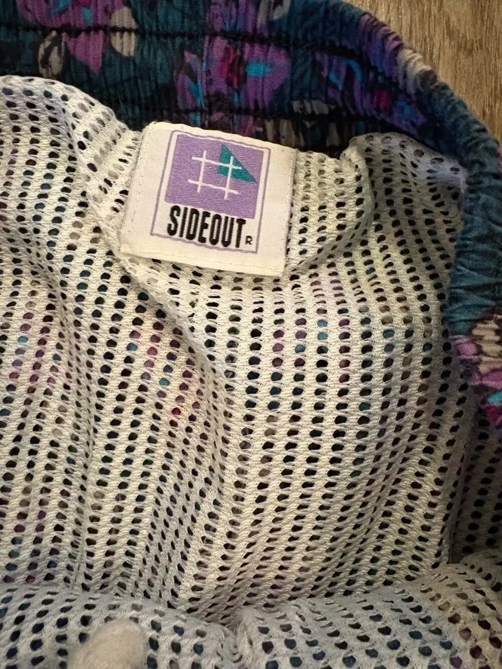 Vintage Sideout Carlos O'Brian's Floral Print Swim Trunks Size M